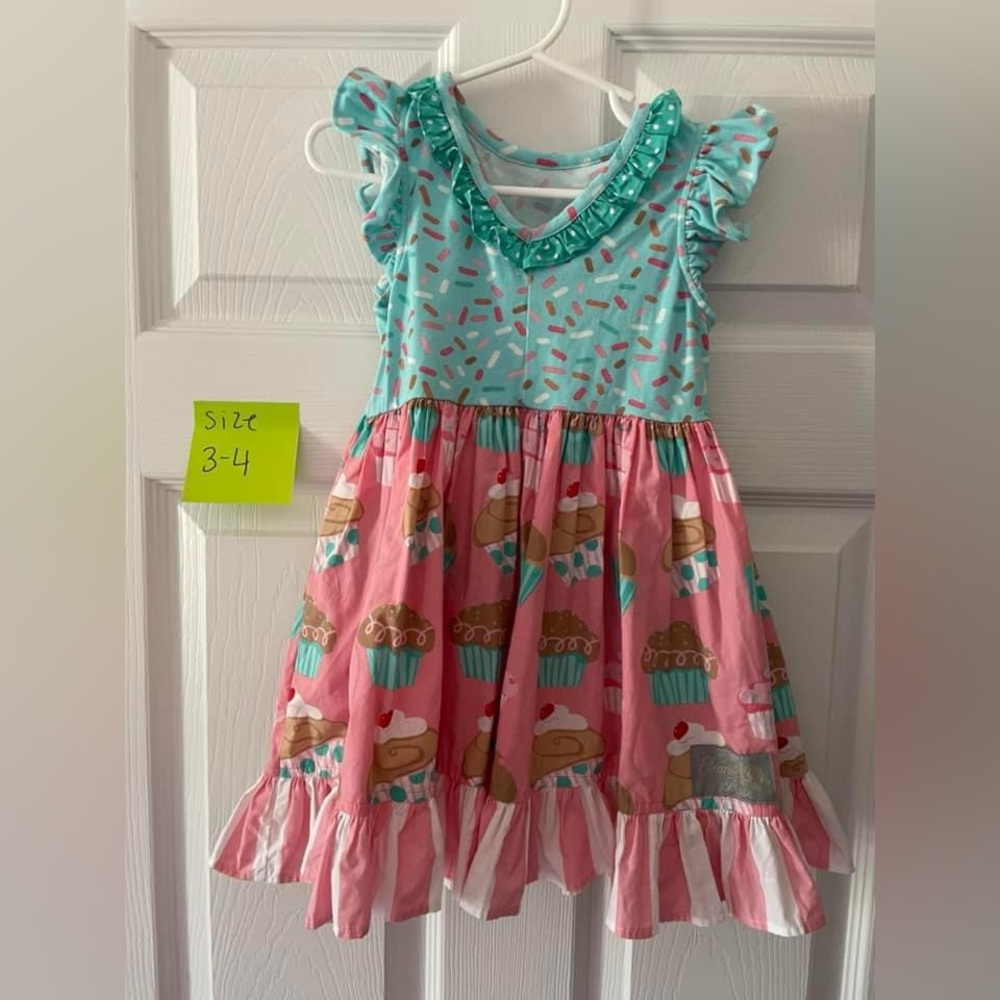 Eleanor Rose Clothing Sprinkle Dress Size 3-4